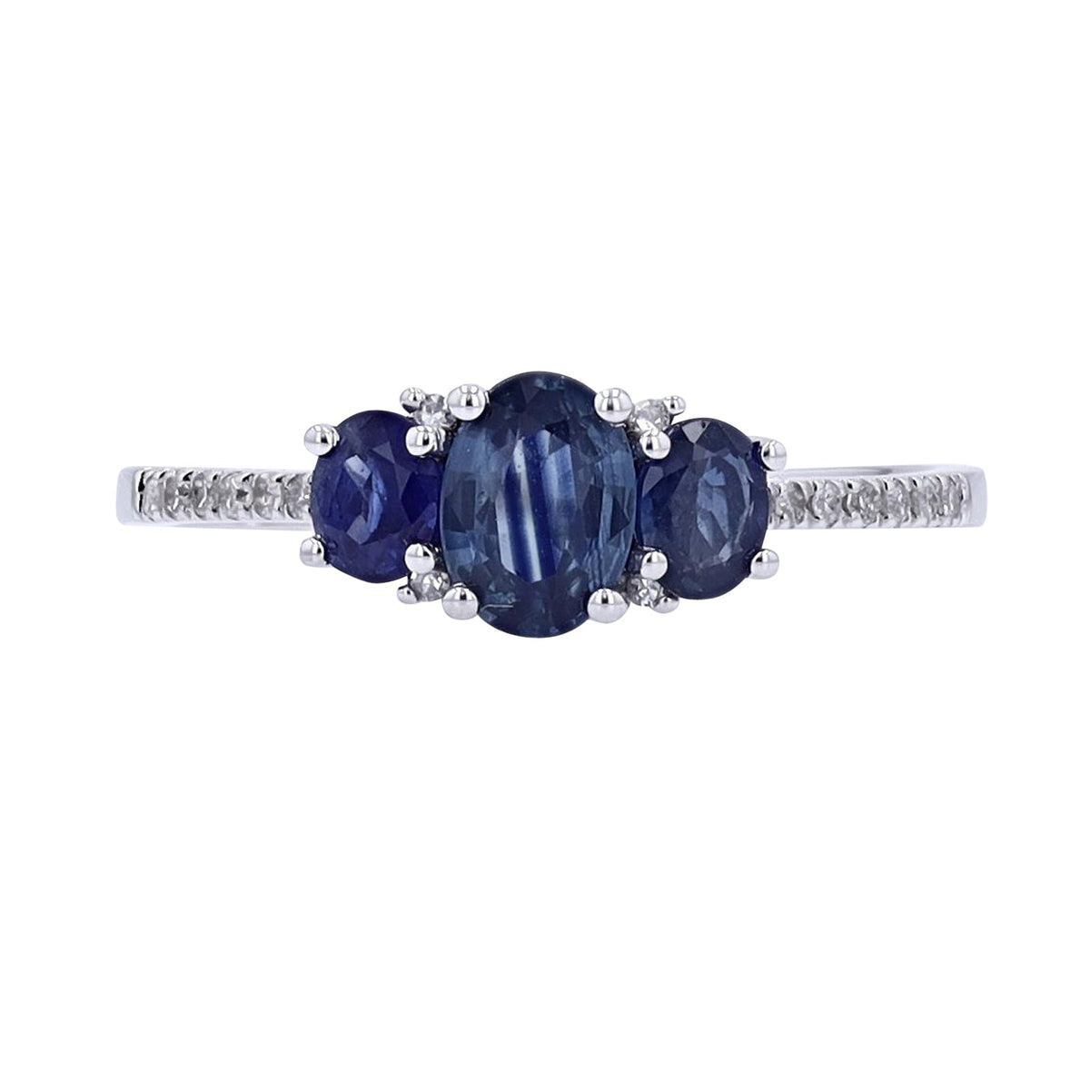 14K Three Stone Gemstone Ring<p><strong>More Colors Available</p></strong>