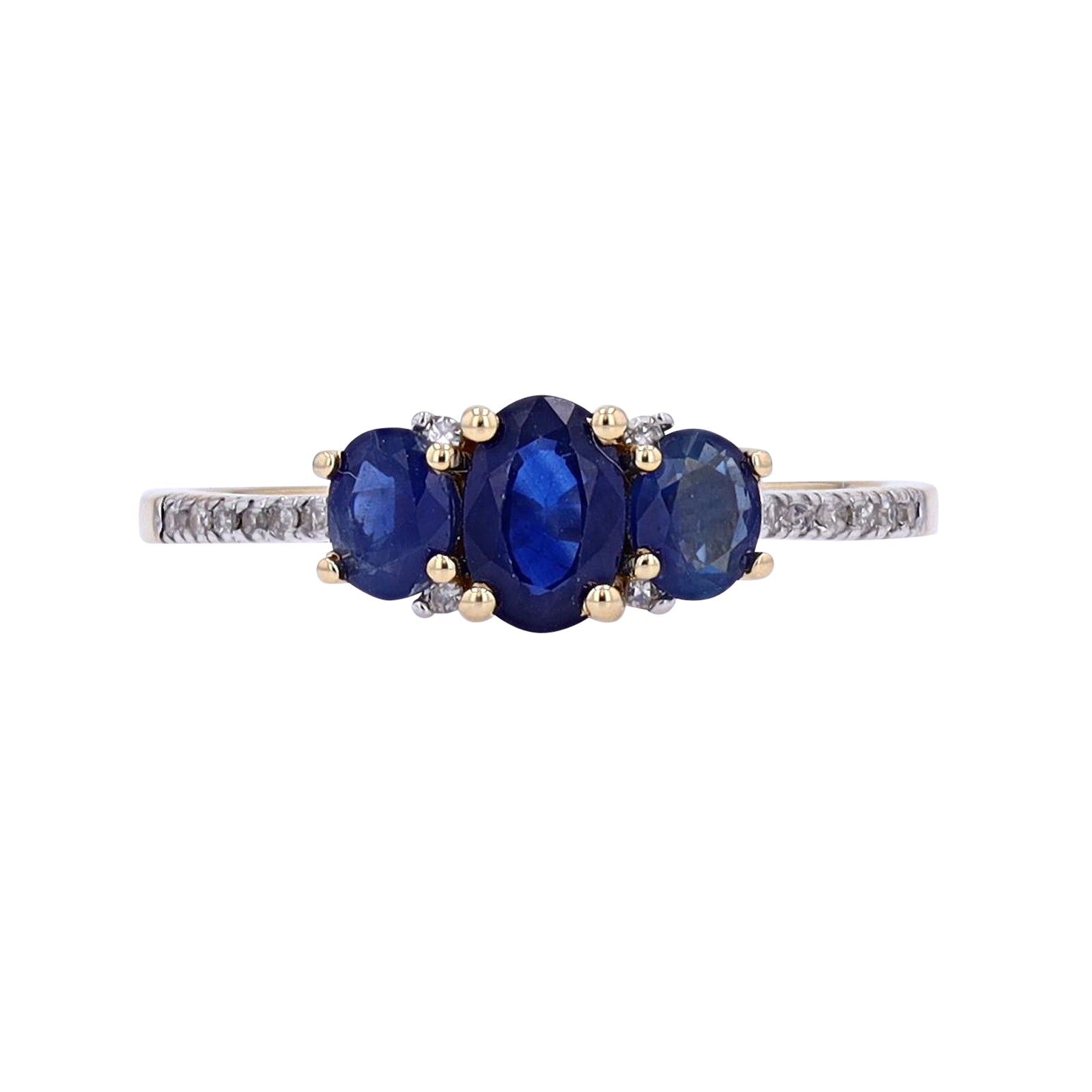 14K Three Stone Gemstone Ring<p><strong>More Colors Available</p></strong>