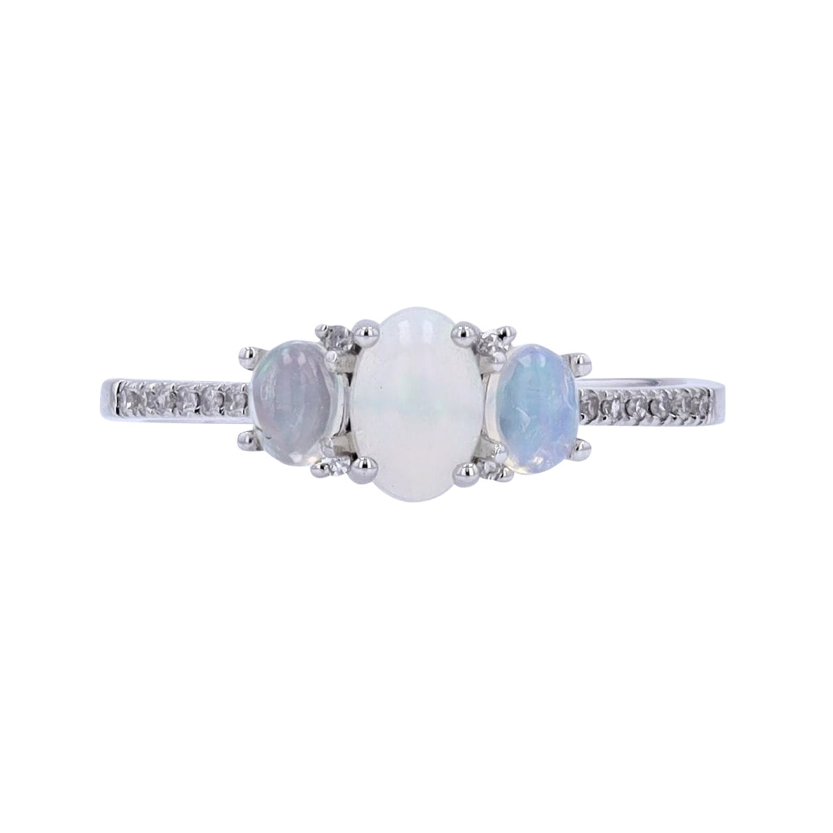 14K Three Stone Gemstone Ring<p><strong>More Colors Available</p></strong>