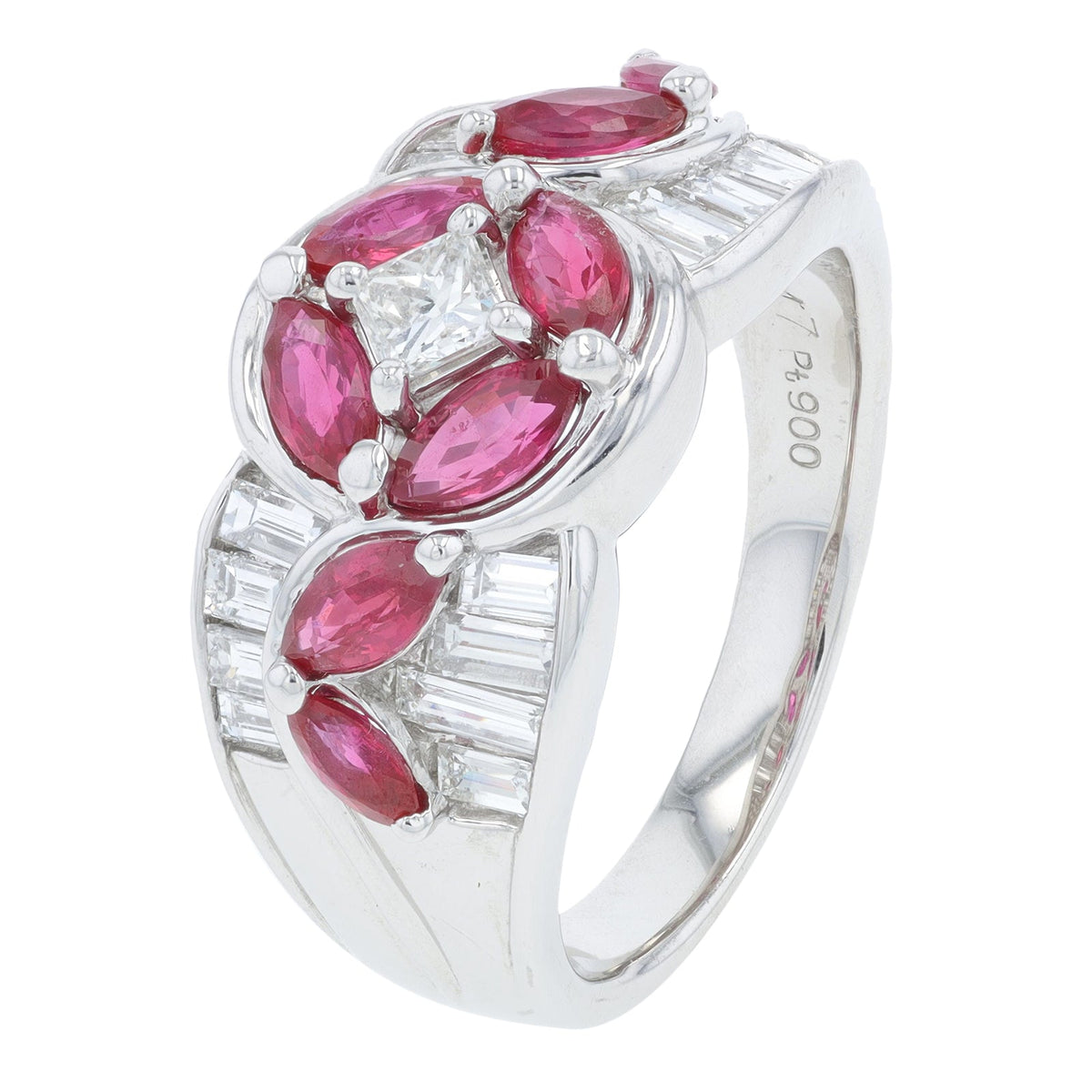 PT900 1.47 CTW Ruby Ring