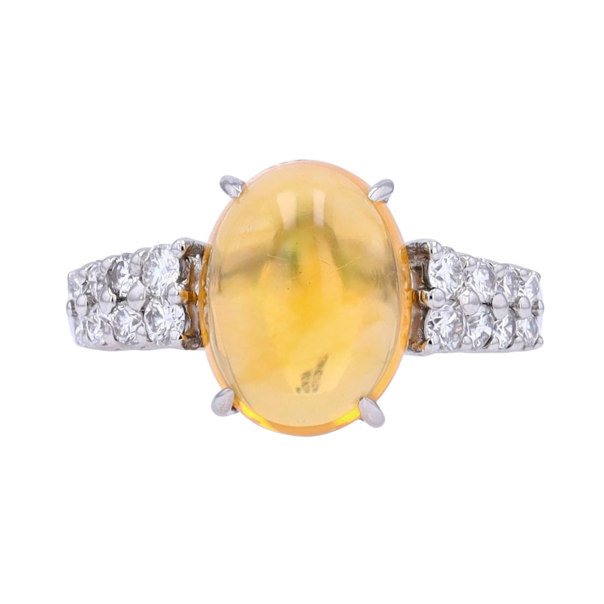 PT900 3.65 CT Fire Opal Ring