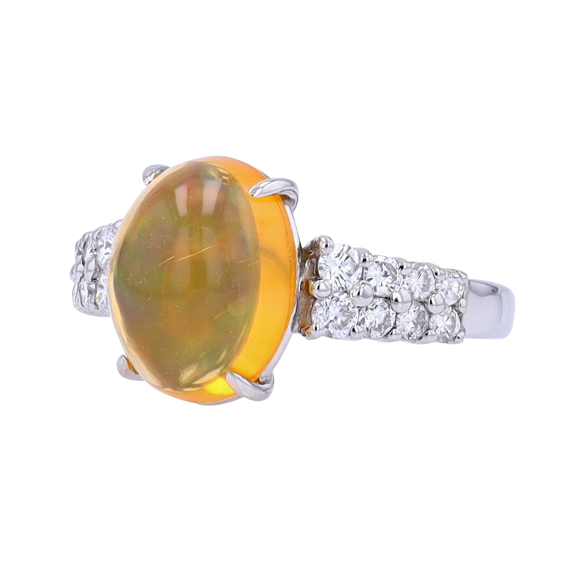 PT900 3.65 CT Fire Opal Ring