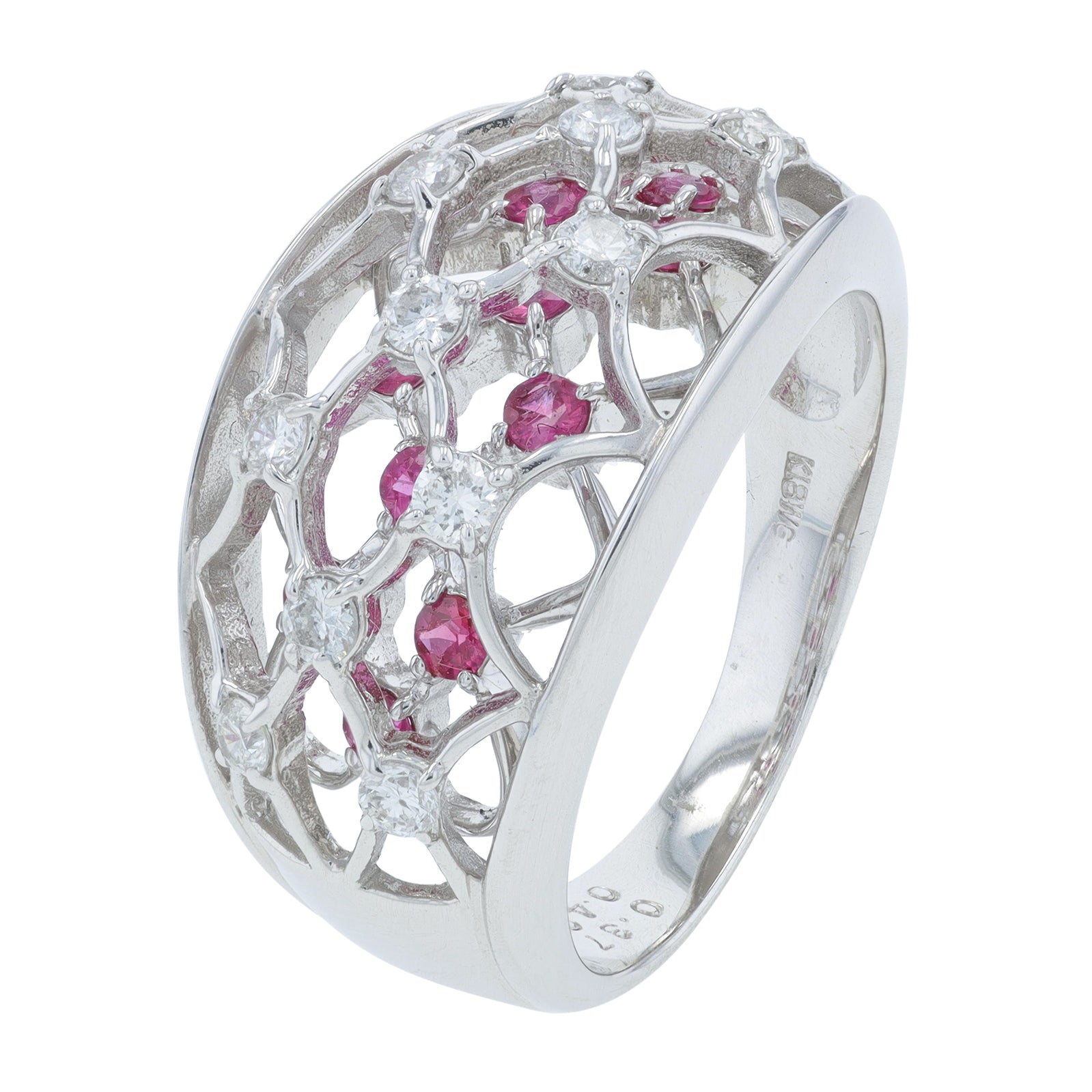 18K WG .40 CTW Ruby Ring