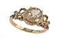 14K EFFY RG 2.35 CT Morganite Halo Ring