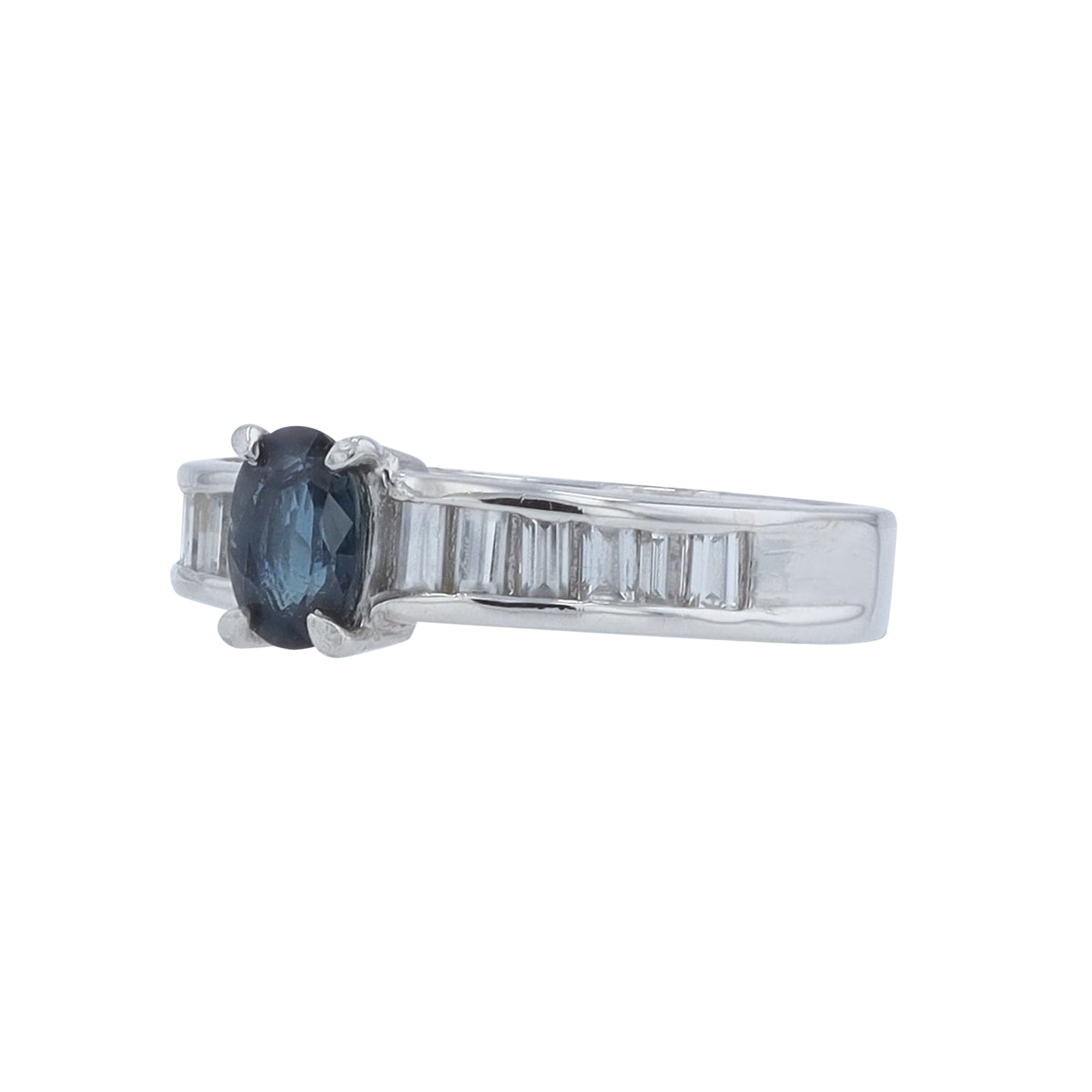 PT900 .71 CT Sapphire Ring