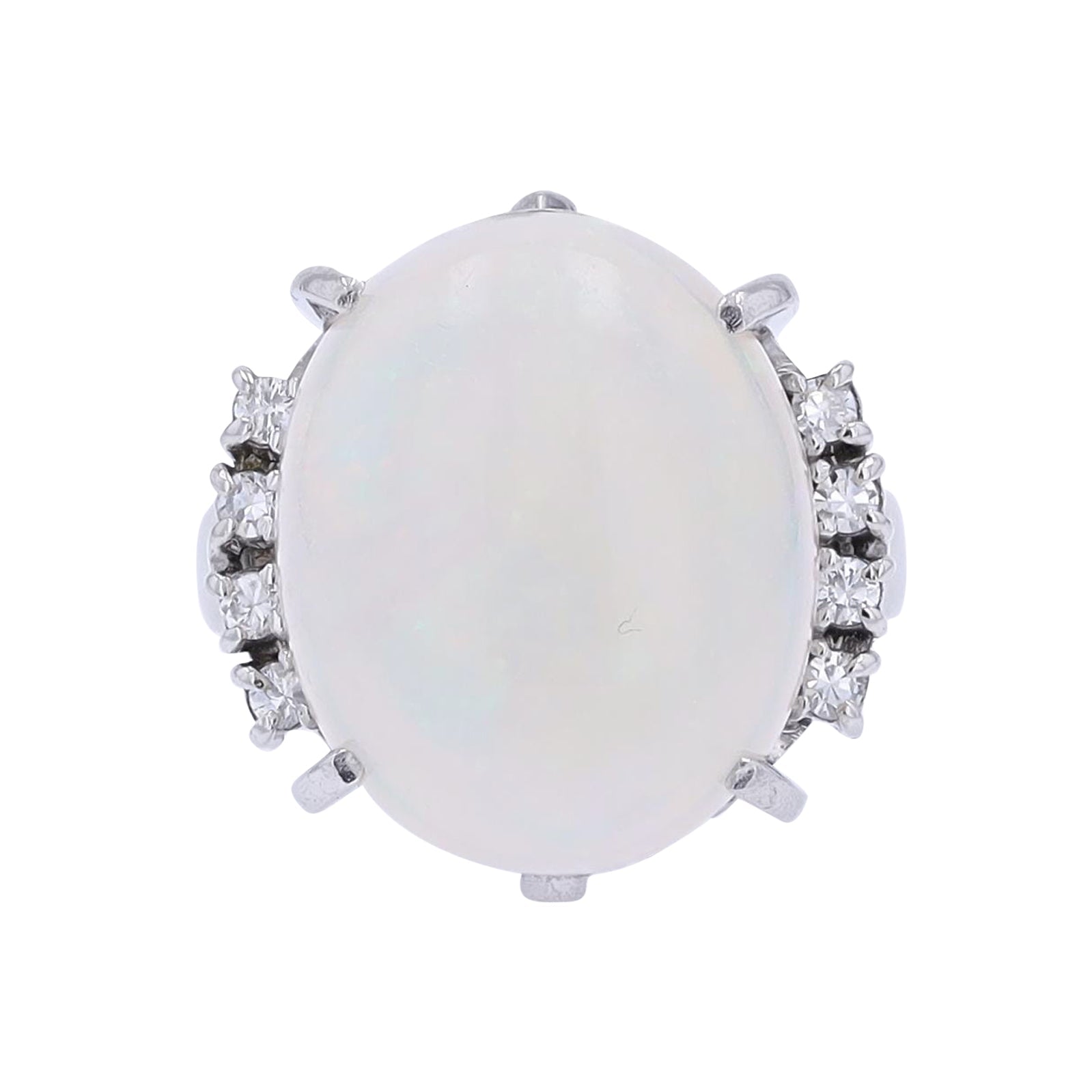 PT900 10.16 CT Opal Ring