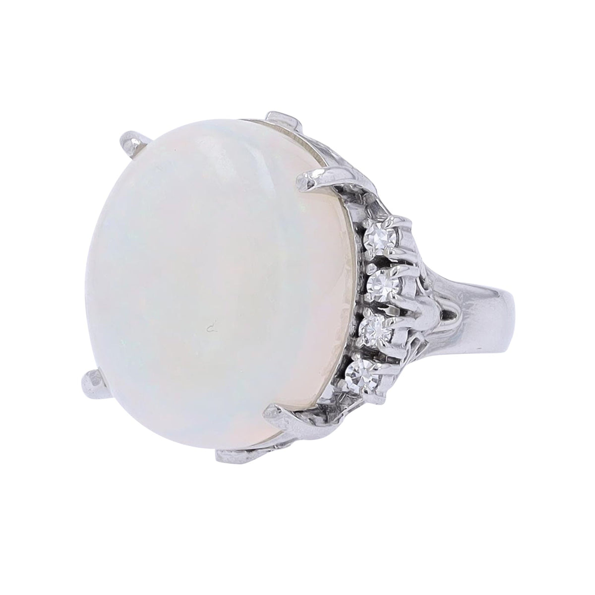 PT900 10.16 CT Opal Ring