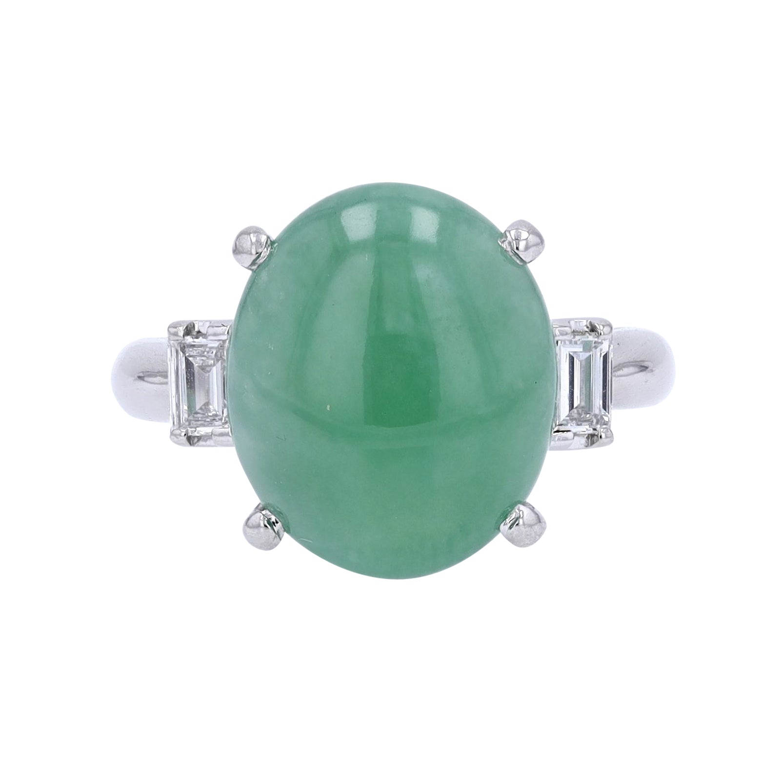PT900 9.72 CT Jade Ring