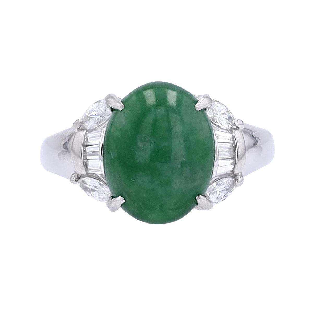 PT900 4.06 CTW Jade Ring