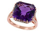14K EFFY RG 9.65 CT Amethyst Ring