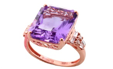 14K EFFY RG 13 CT Amethyst Ring