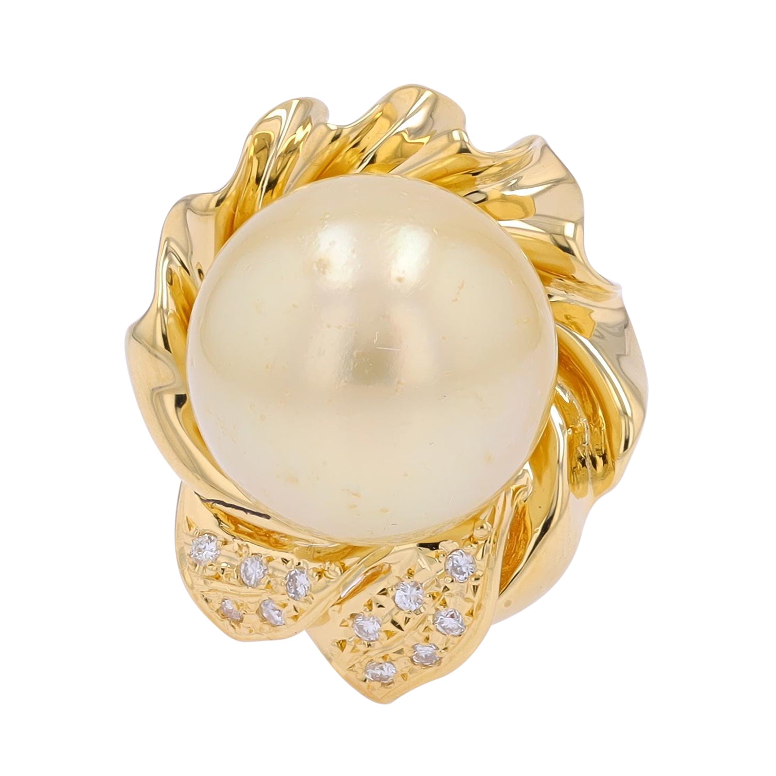 18K YG South Sea Pearl Ring