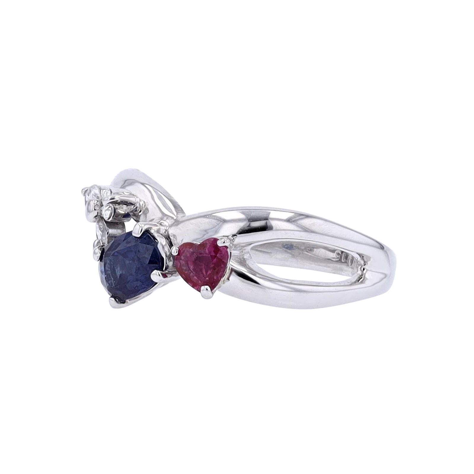 PT900 1.14 CT Blue & Pink Sapphire Ring<p><strong>$649</p></strong>