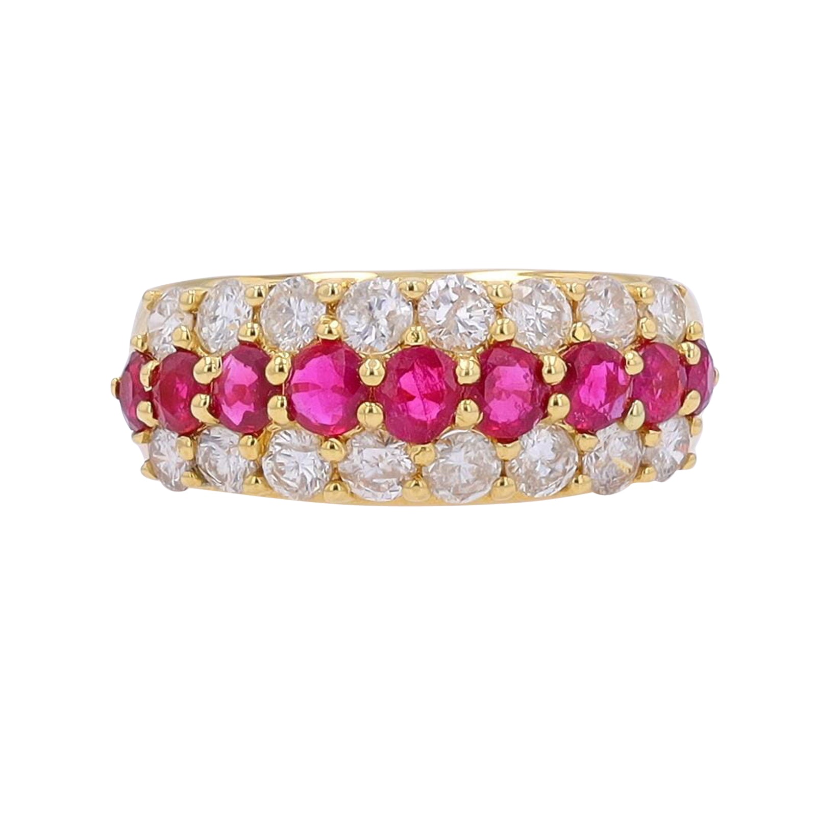 18K YG 1 CTW Ruby & Diamond Ring<p><strong>$749</p></strong>