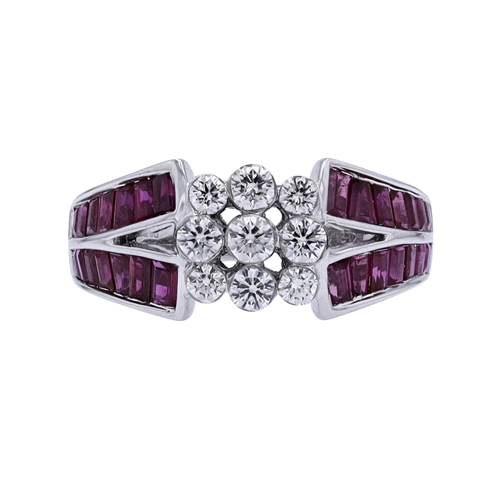 18K WG 1.63 CT Ruby Ring
