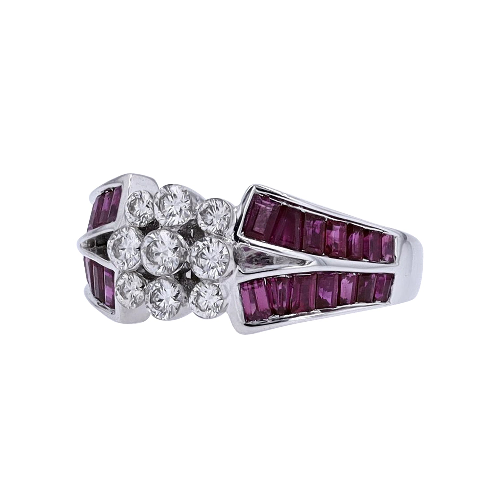 18K WG 1.63 CT Ruby Ring