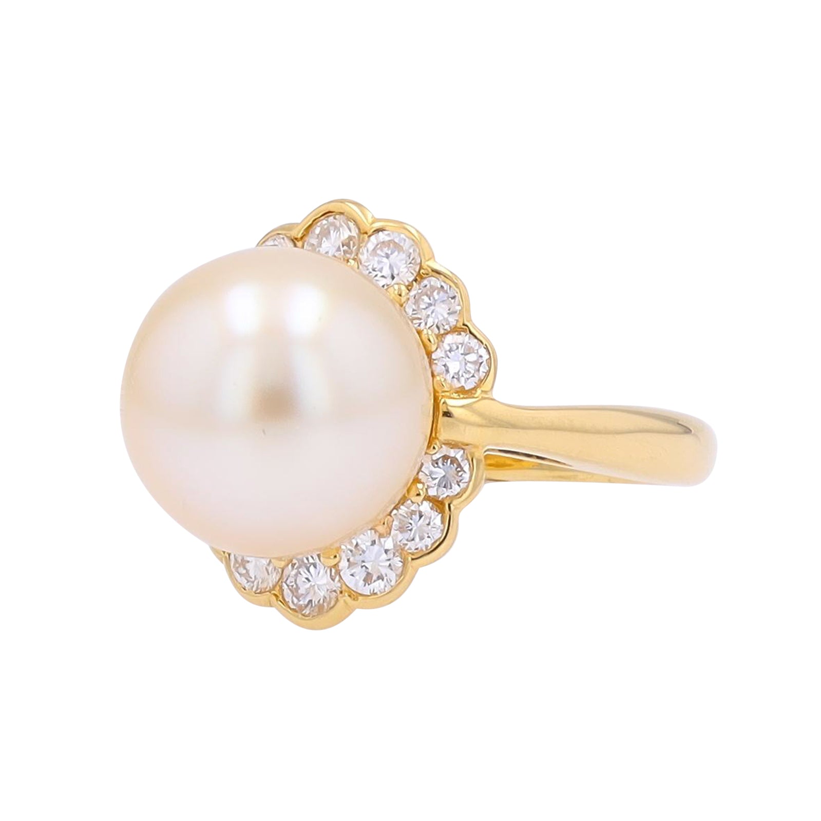18K YG 12 MM Pearl Ring<p><strong>$899</p></strong>