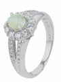 PT900 .79 CT Cat's Eye Center Ring