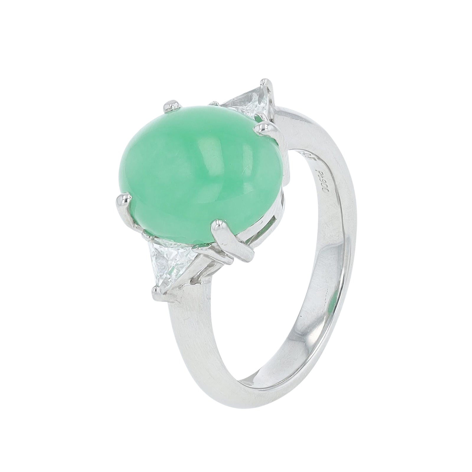 PT900 4.695 CT Jade Ring