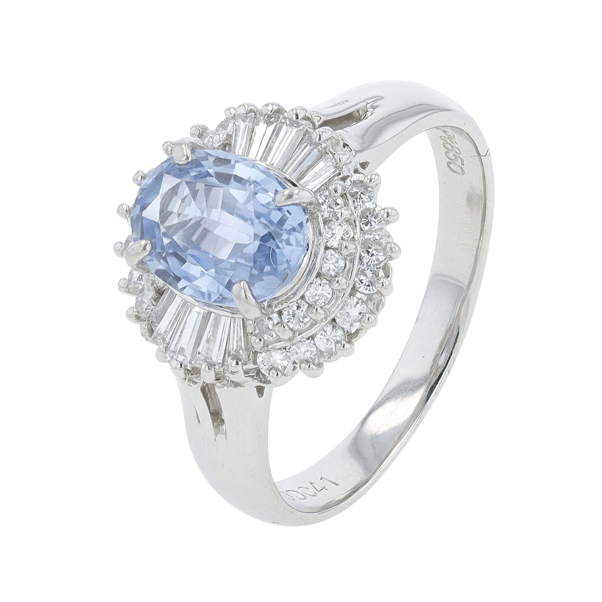 PT850 1.60 CT Sapphire Center Ring