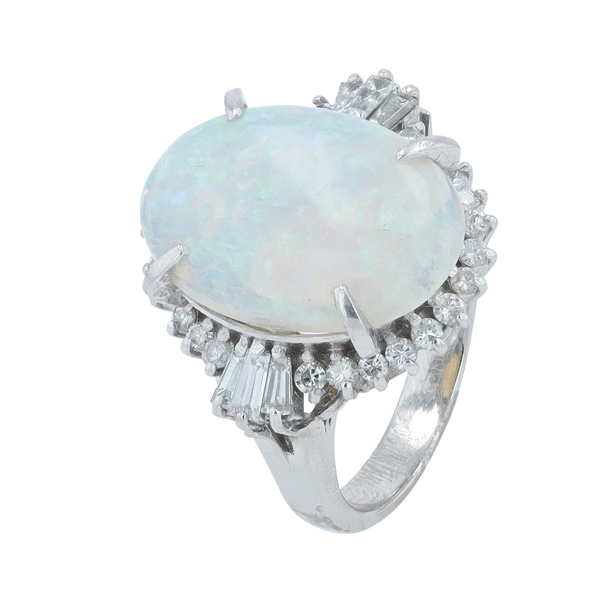 PT900 Opal Center Ring