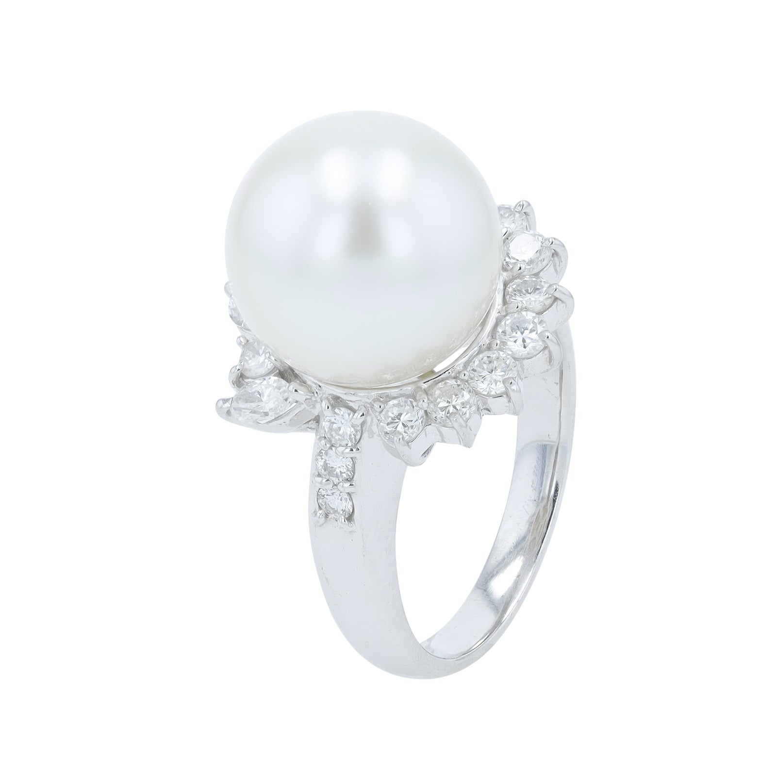 PT900 12 MM Pearl Center Ring