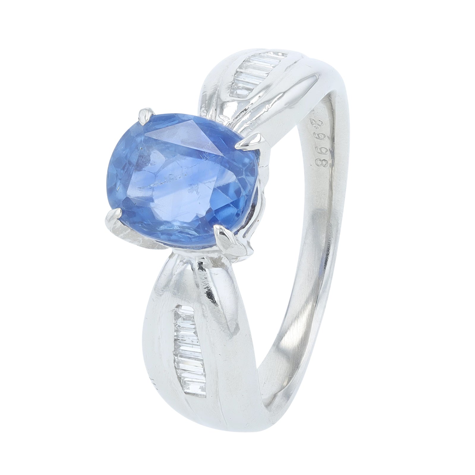 PT900 2.99 CT Sapphire Center Ring