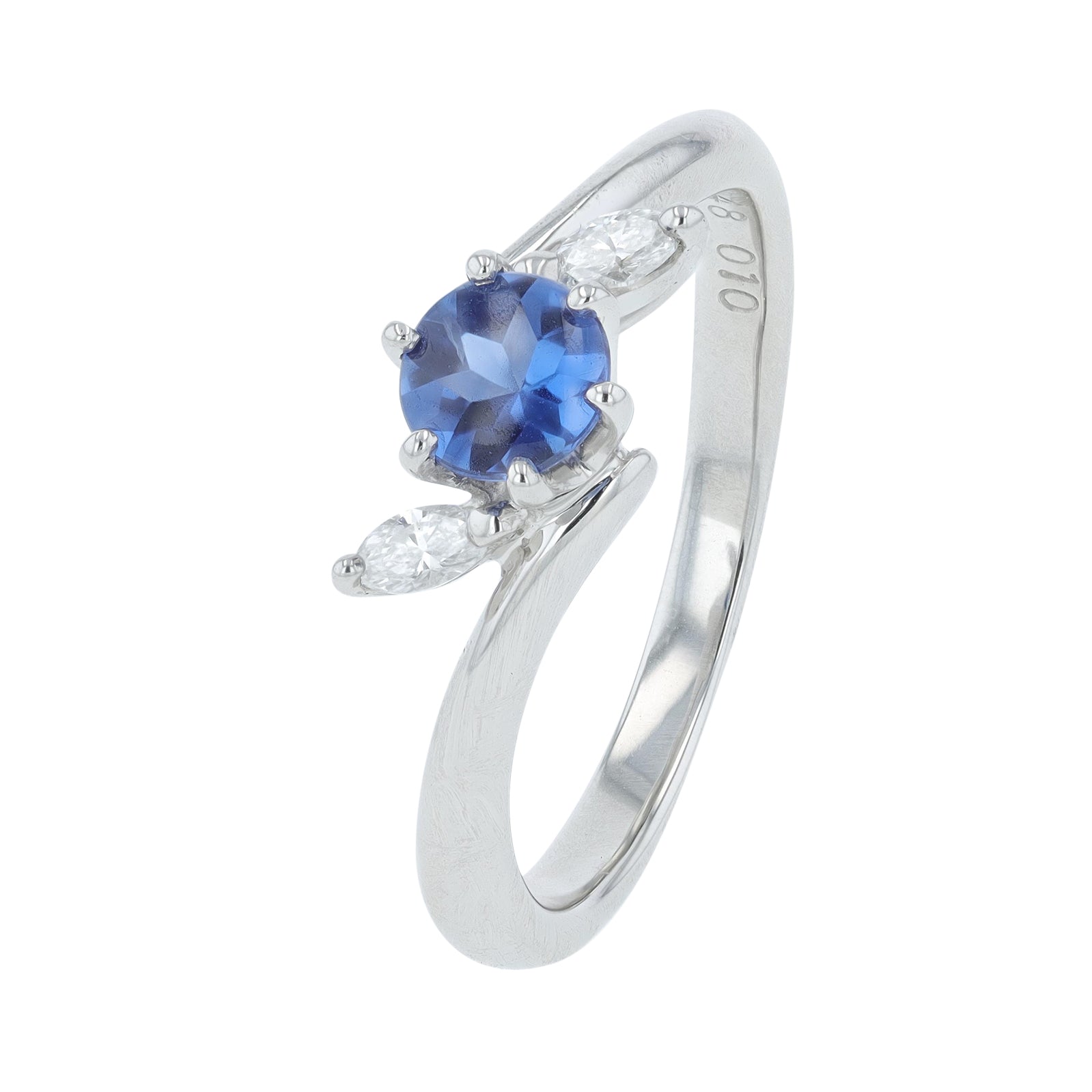 PT900 .48 CT Sapphire Ring
