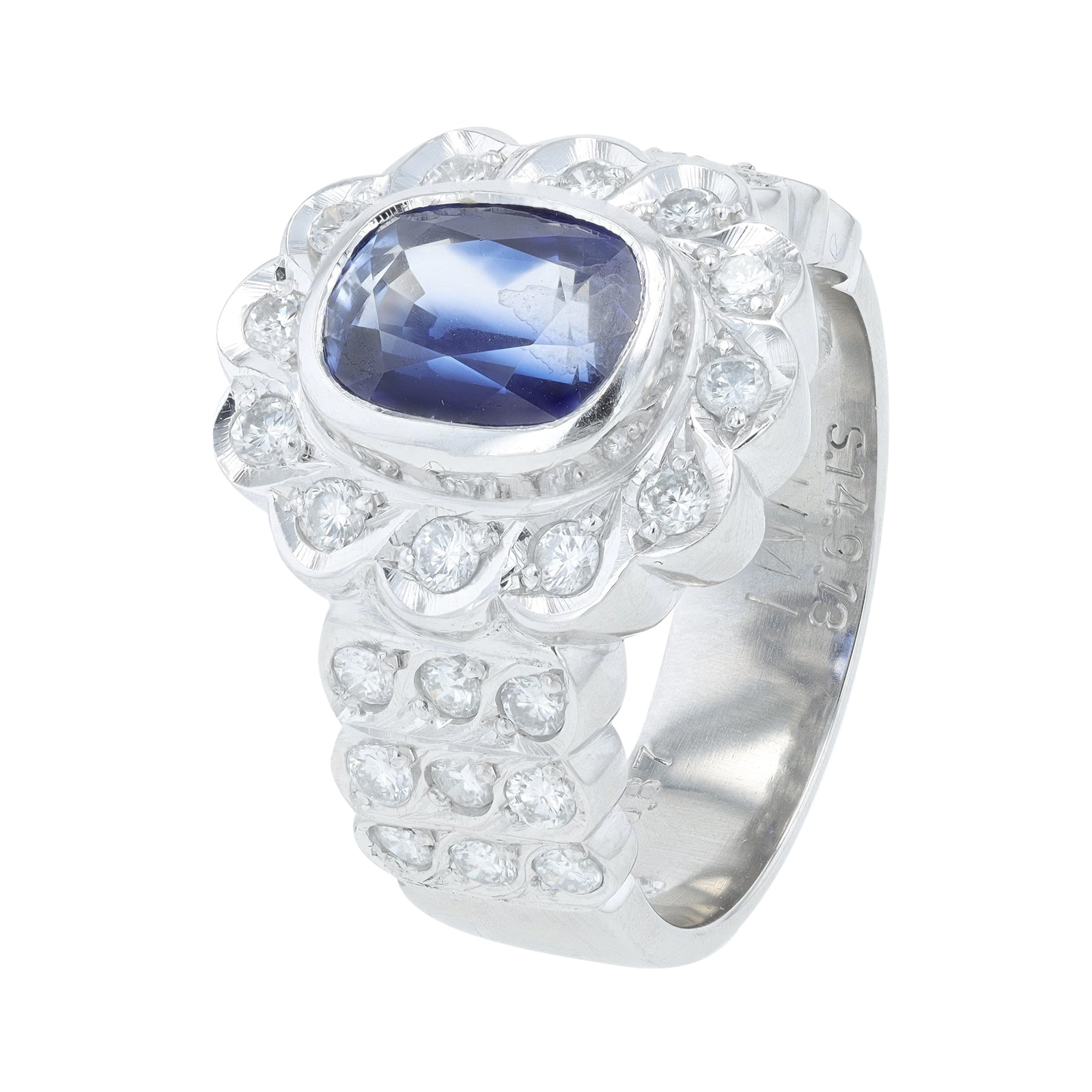 PT900 2.94 CT Sapphire Ring