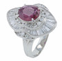 PT900 2.98 CT Thai Ruby Sheild Ring<p><strong>GIA Available</p></strong>