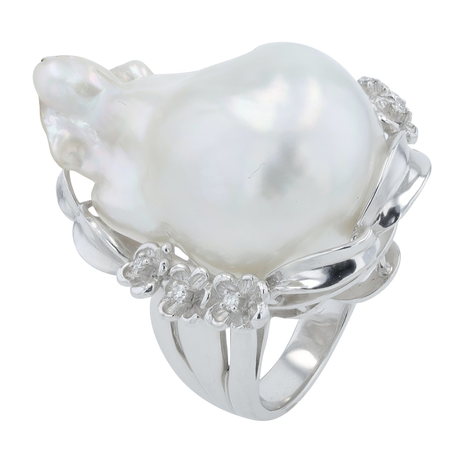 PT900 Pearl Cocktail Ring