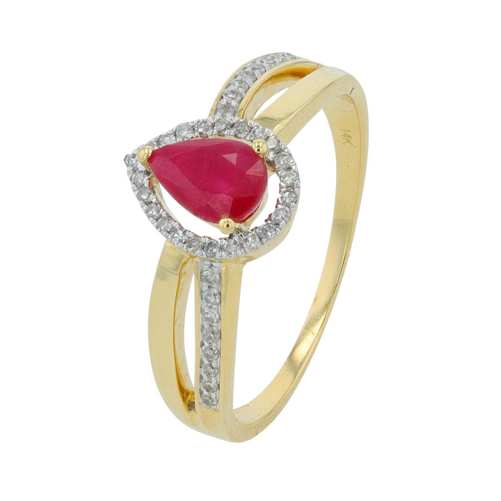 14K .45 CT Gemstone Ring<p><strong>More Colors Available</p></strong>