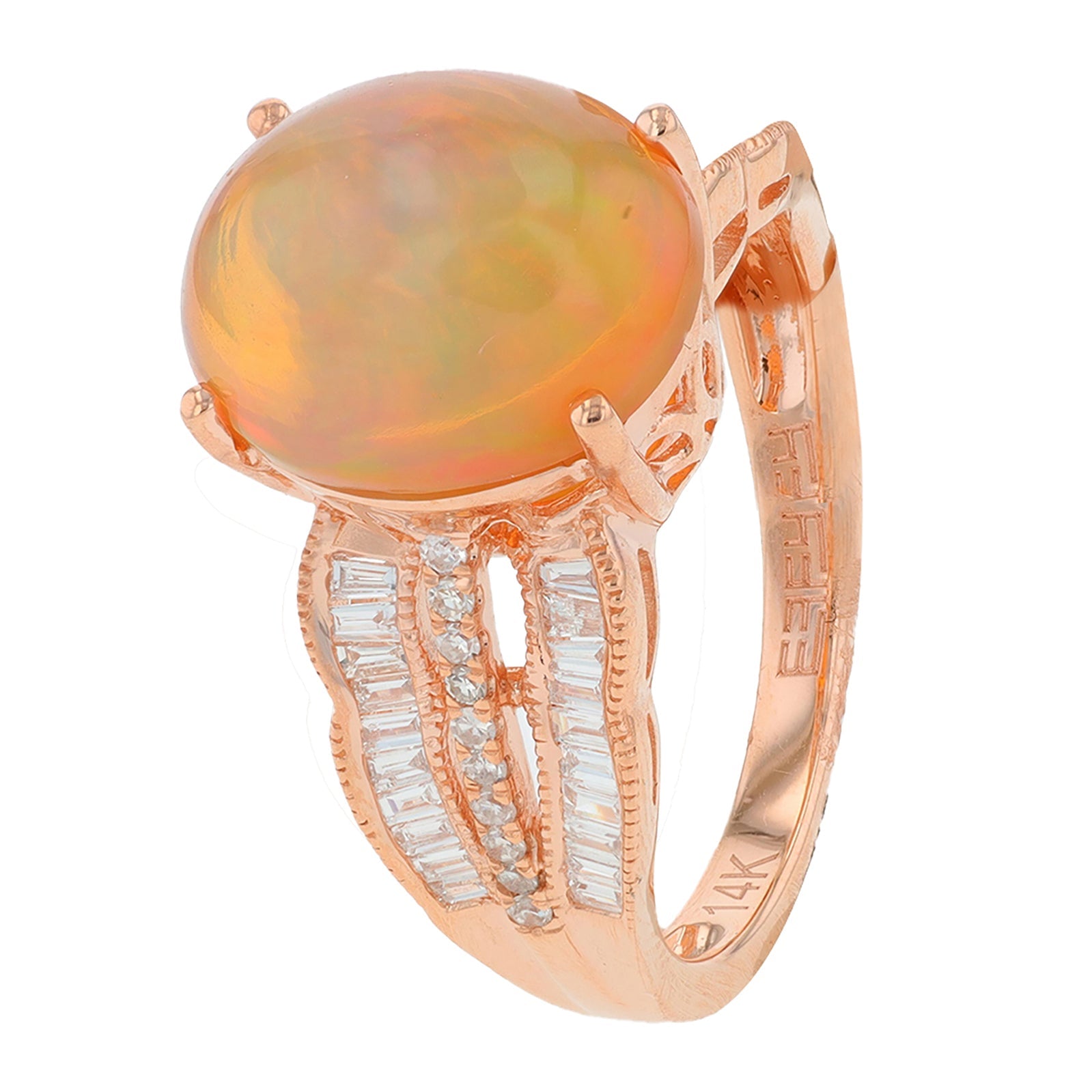14K EFFY RG 2.90 CT Opal Ring