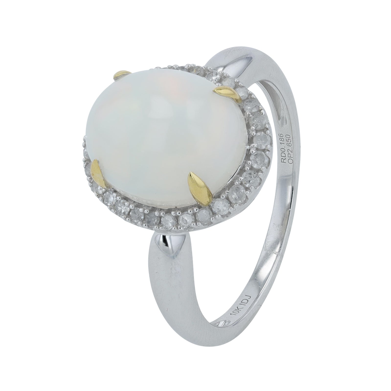 10K 2.75 CT Opal Halo Ring<p><strong>More Colors Available</p></strong>