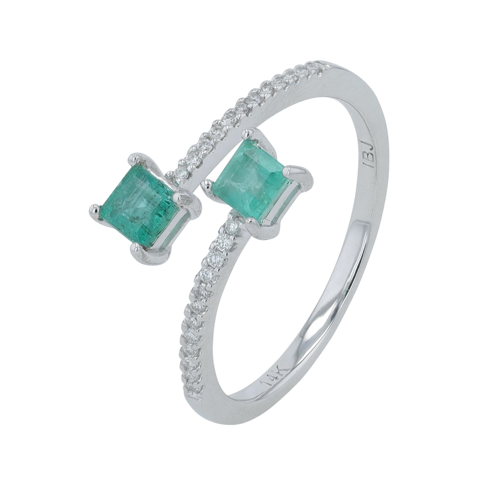 14K Gemstone Bypass Ring<p><strong>More Colors Available</p></strong>