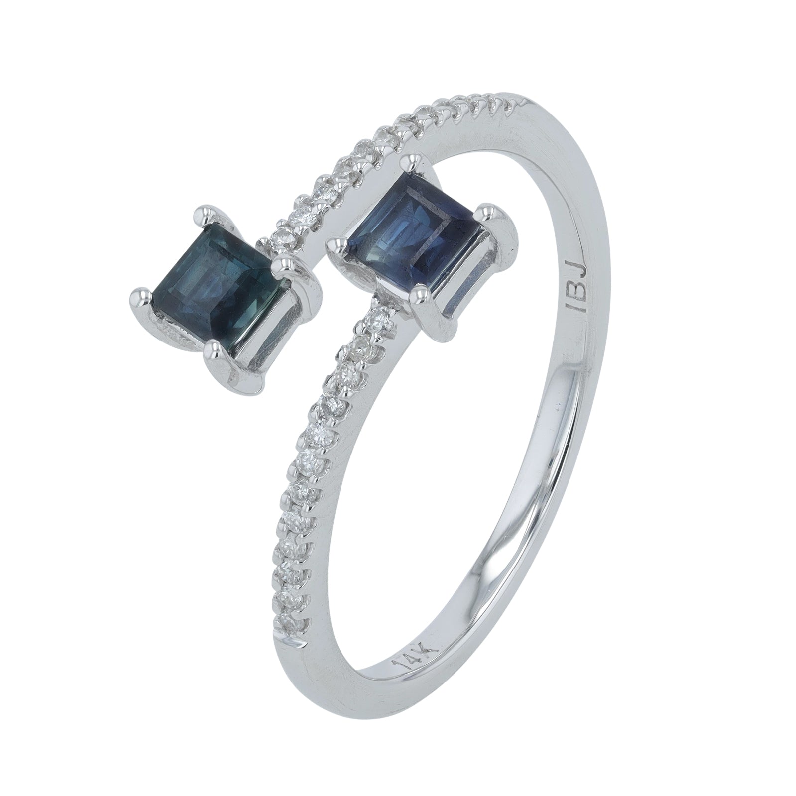 14K Gemstone Bypass Ring<p><strong>More Colors Available</p></strong>