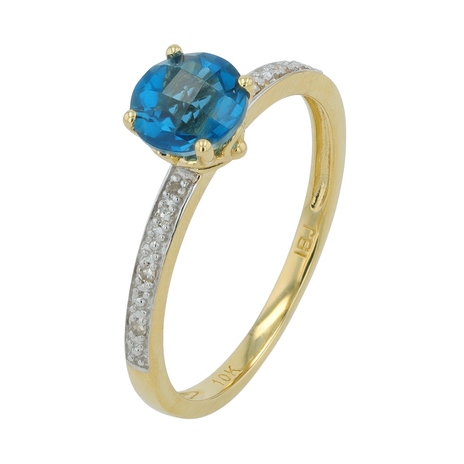 10K Gemstone Solitaire Ring<p><strong>More Colors Available</p></strong>