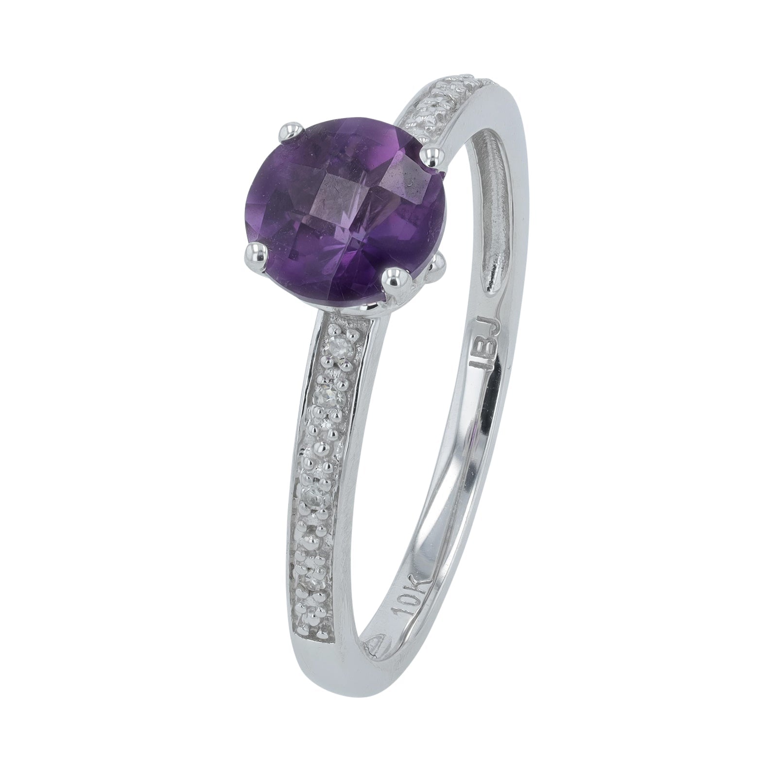 10K Gemstone Solitaire Ring<p><strong>More Colors Available</p></strong>