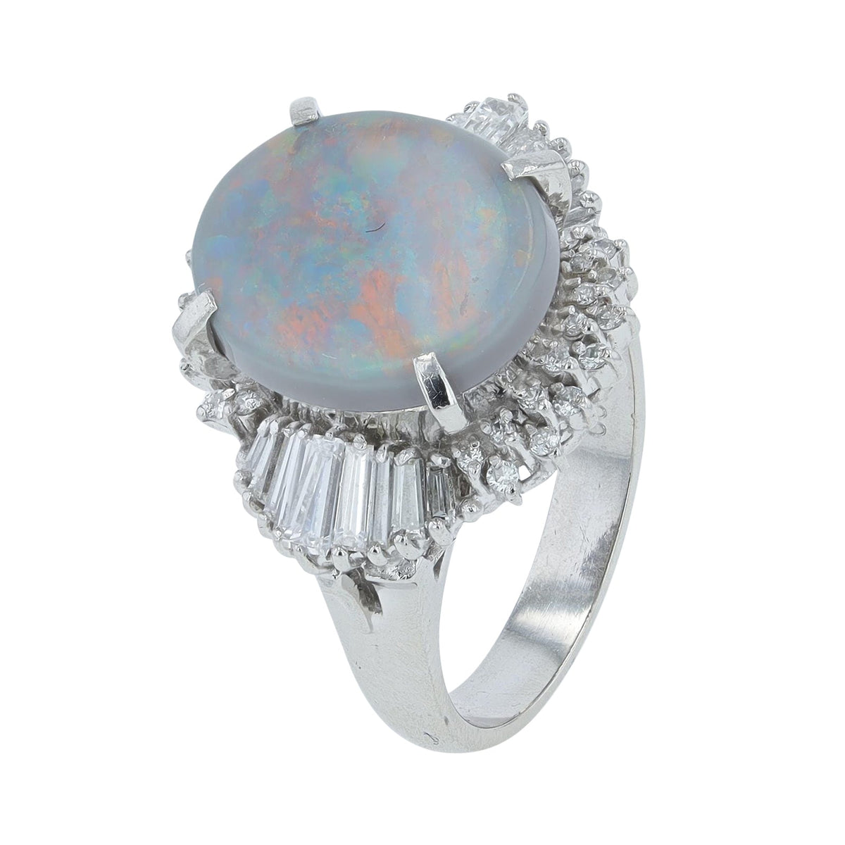 PT900 2.03 CT Opal Ring