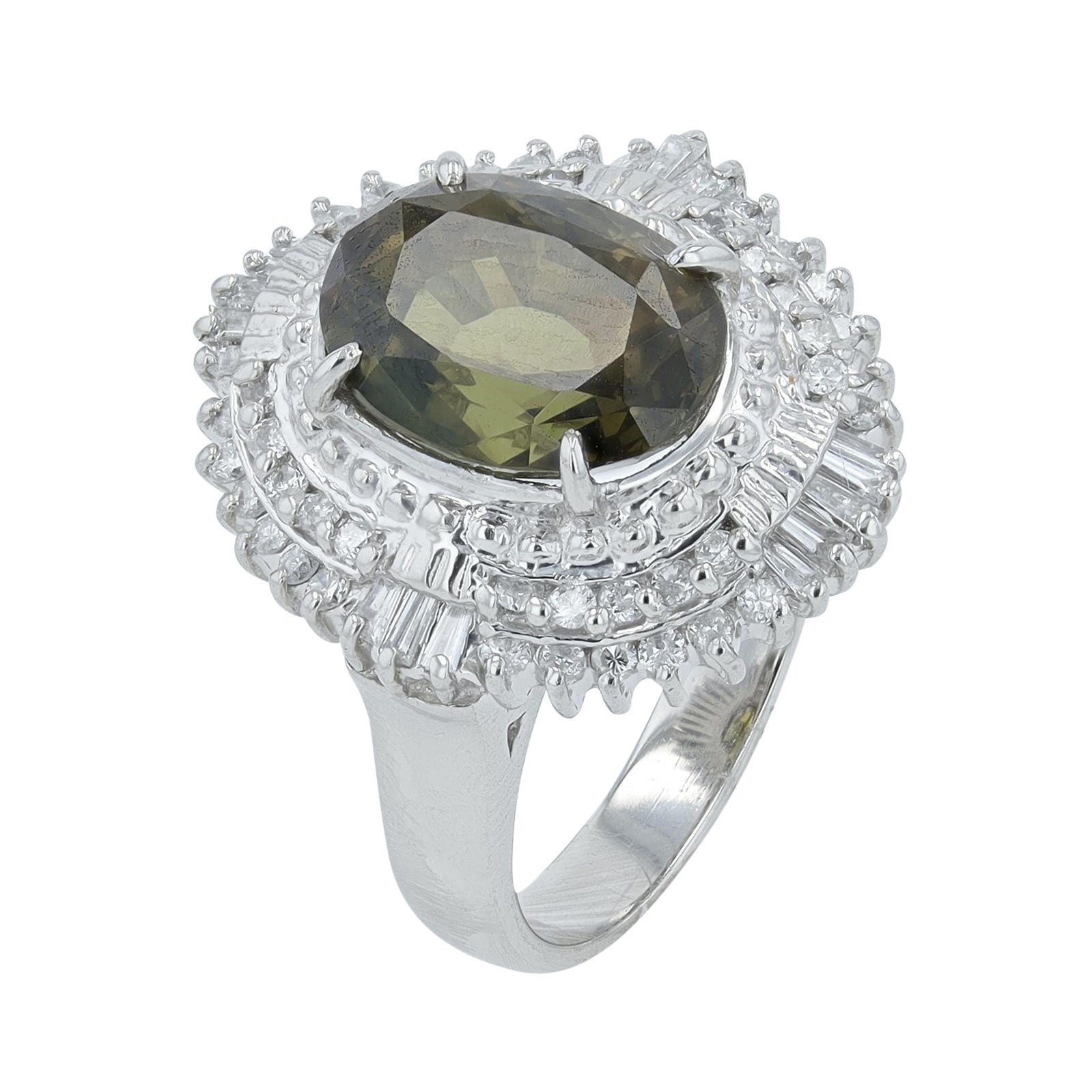 PT900 5.18 CT Alexandrite Ballerina Ring<p><strong>GIA Available</p></strong>
