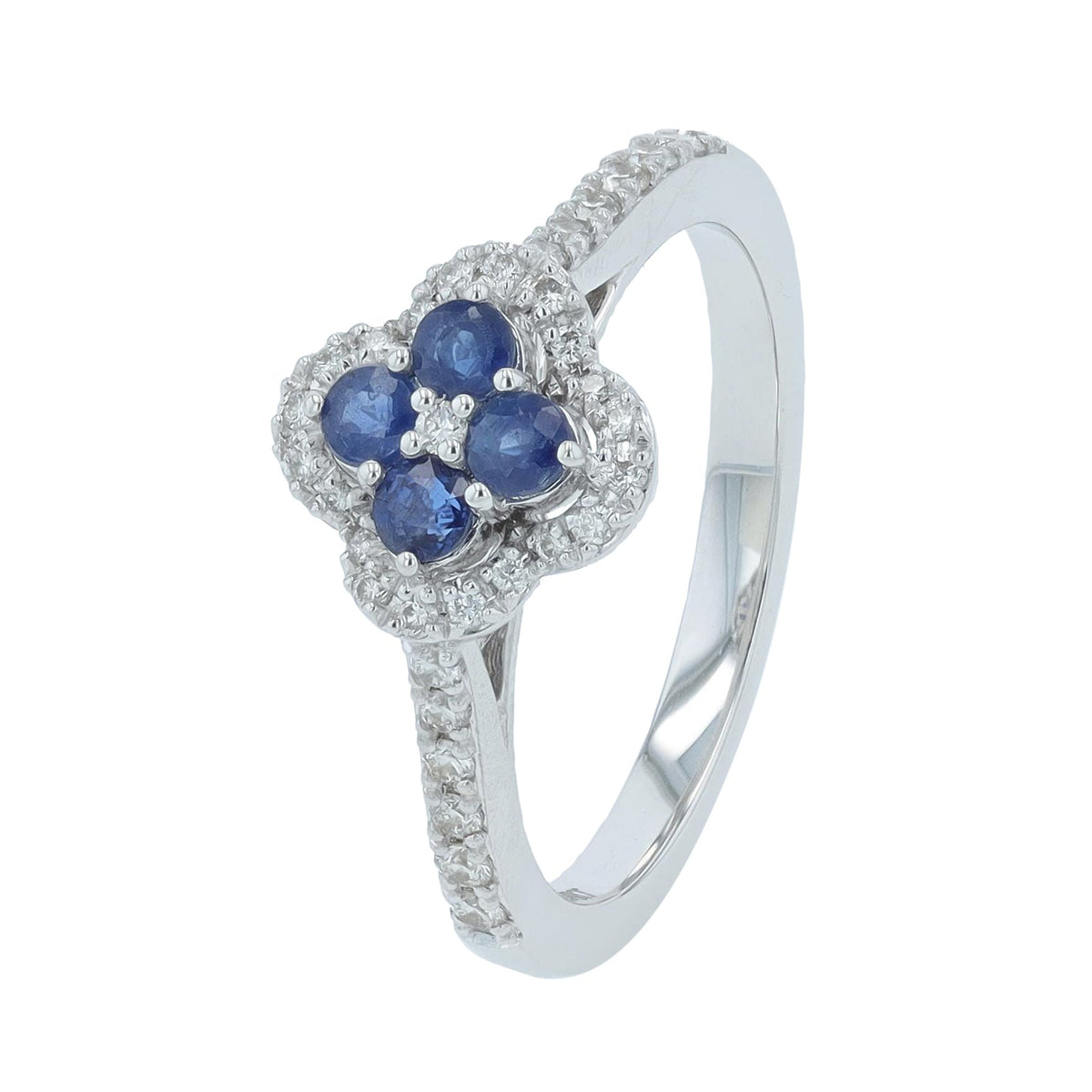 14K Gemstone & Diamond Ring<p><strong>More Colors Available</p></strong>