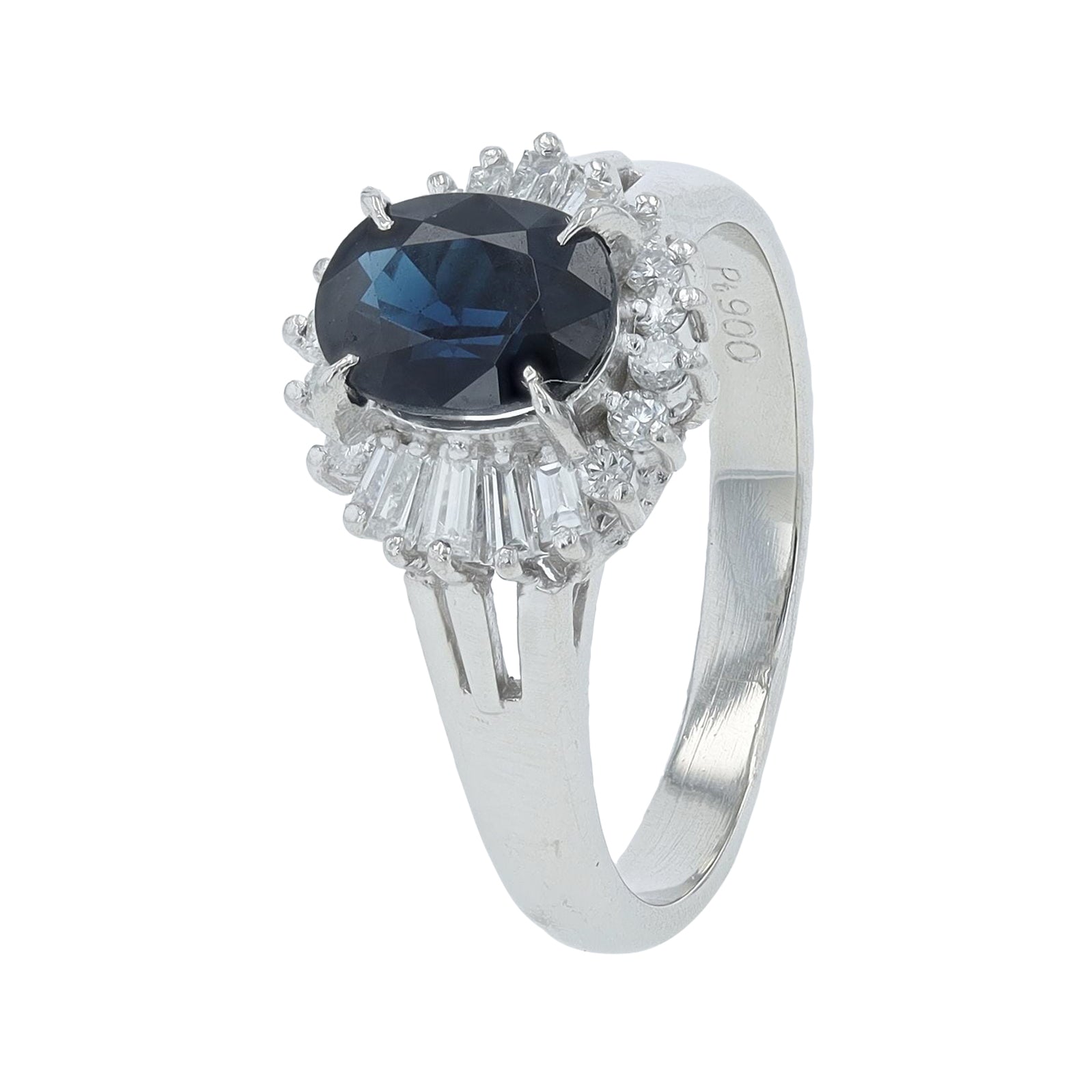 PT900 1.33 CT Sapphire Ring