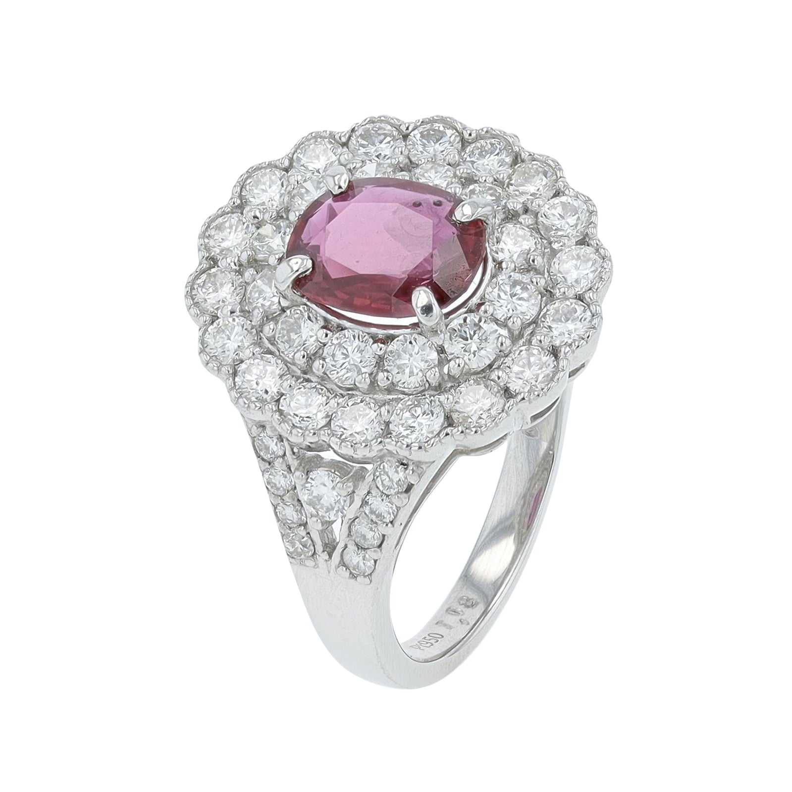 PT950 1.08 CT Thai Ruby Ring<p><strong>GIA Available</p></strong>