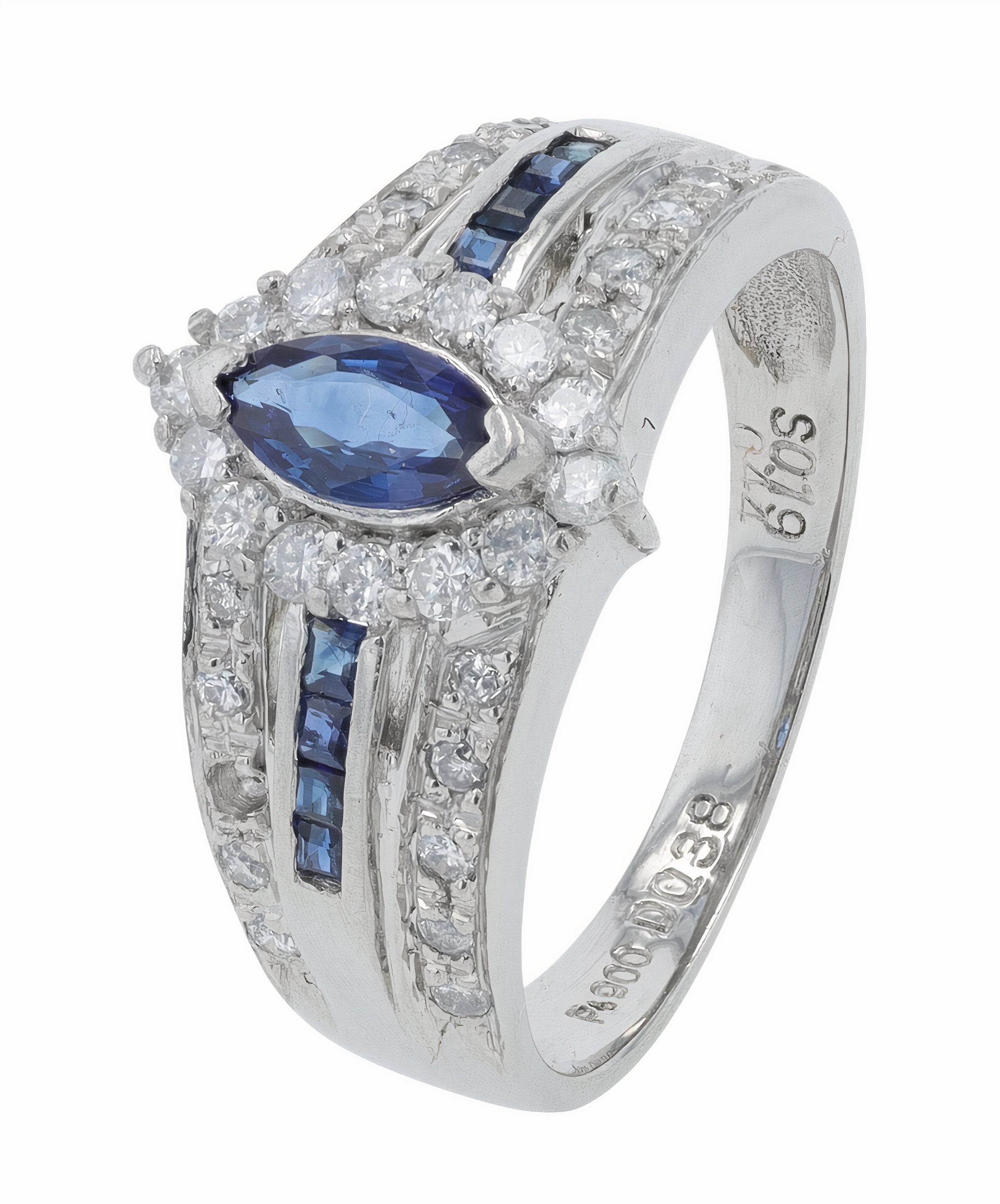 PT900 .44 CTR Sapphire Ring