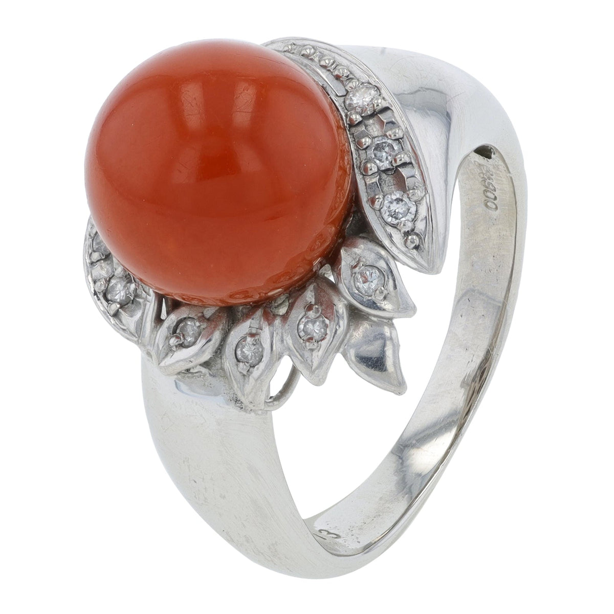 PT900 11 MM Coral Bead Ring