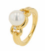 18K YG Mikimoto 7.5 MM Pearl Ring