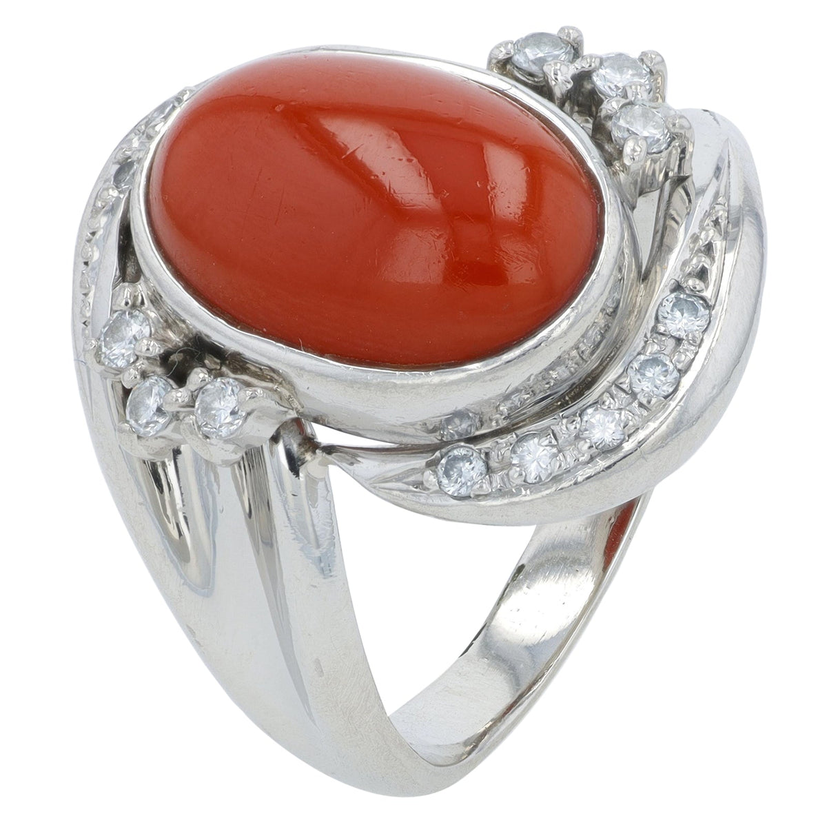 PT900 4.56 CT Coral Bypass Ring