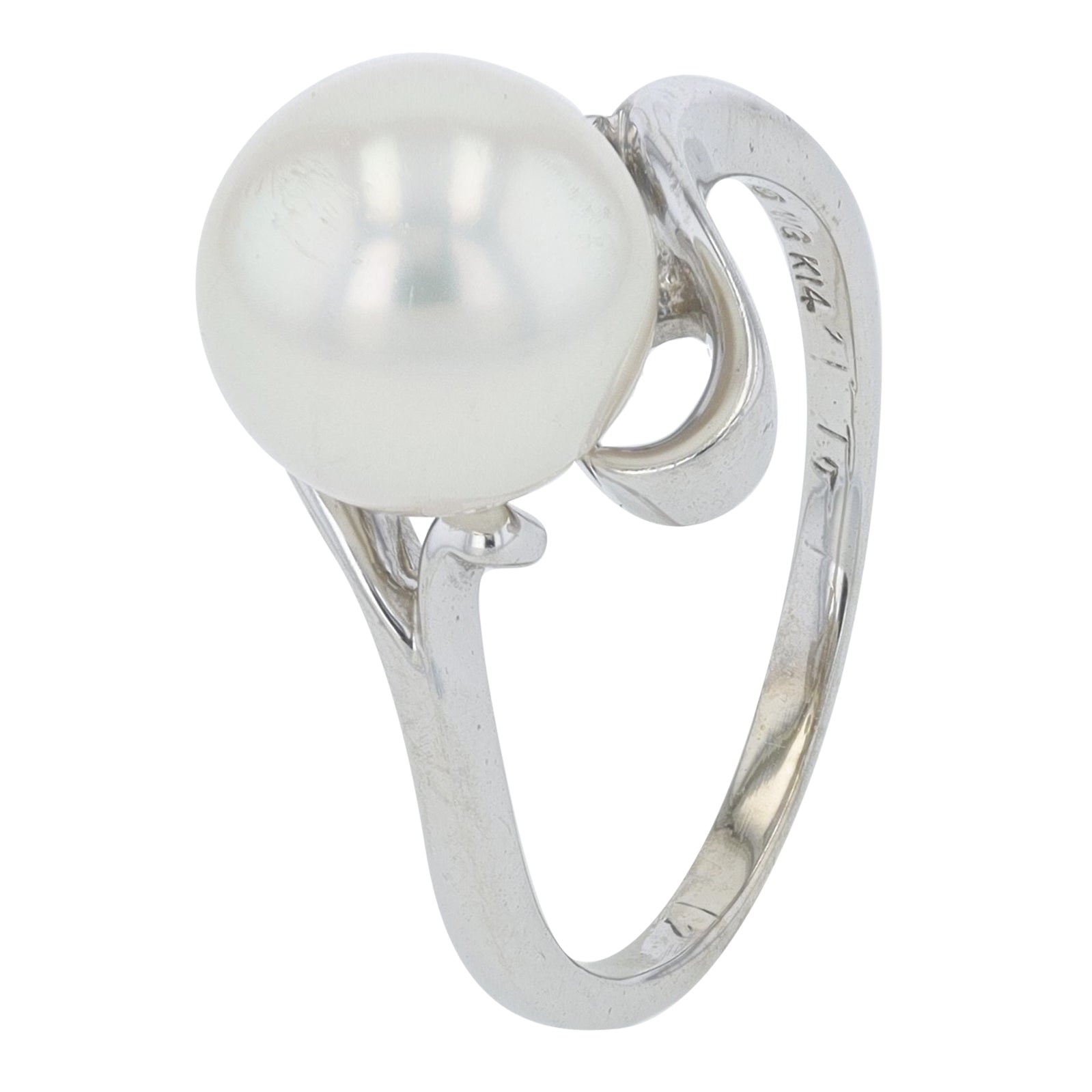 14K WG Mikimoto 8.15 MM Pearl Ring