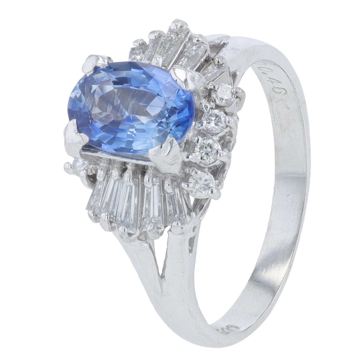 PT900 1.09 CT Sapphire Ring