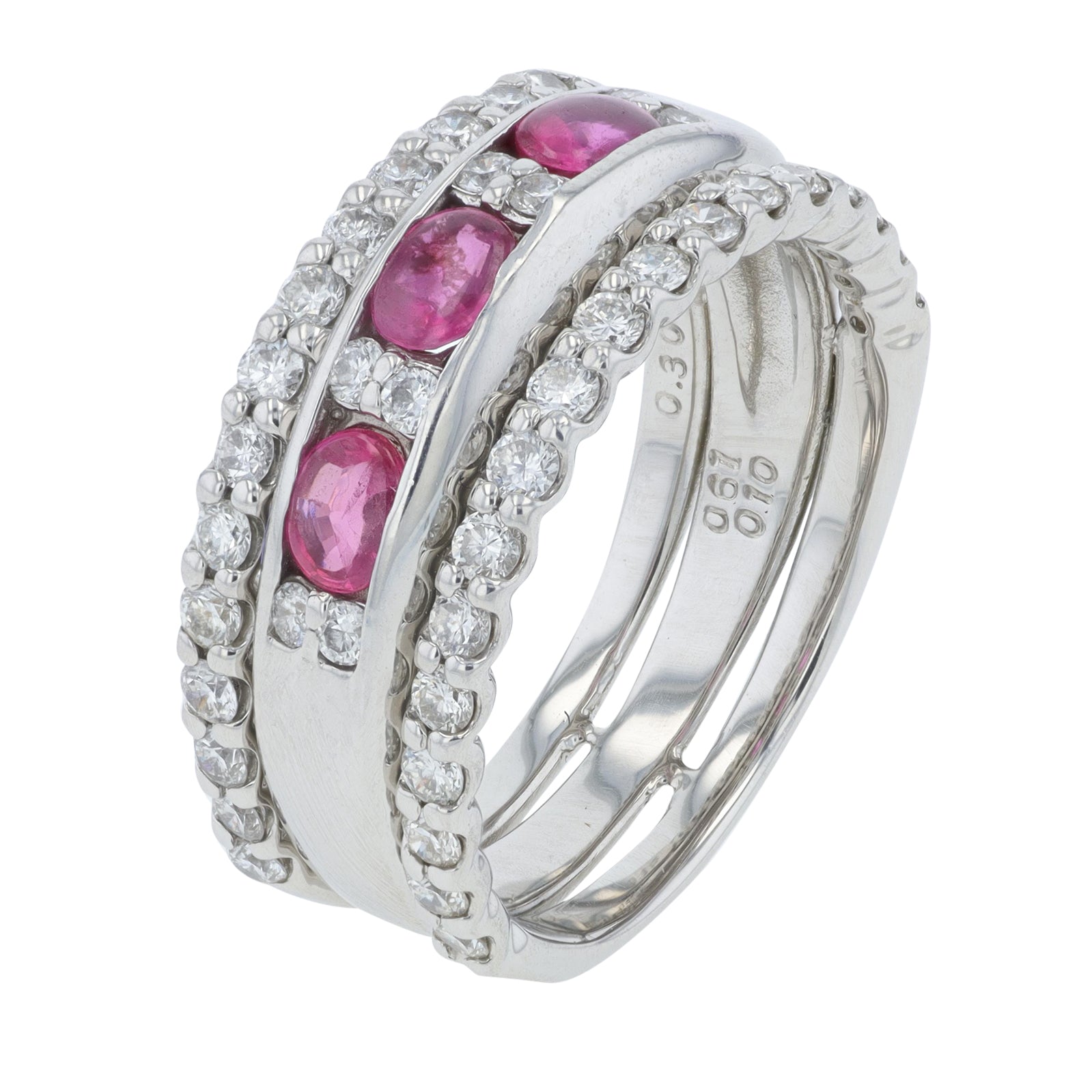 PT900 .30 CTW Ruby Band